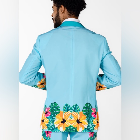 SHINESTY HIBISCUS Floral Hawaiian Derby Men’s Blazer NWT Size 56 - Picture 13 of 16